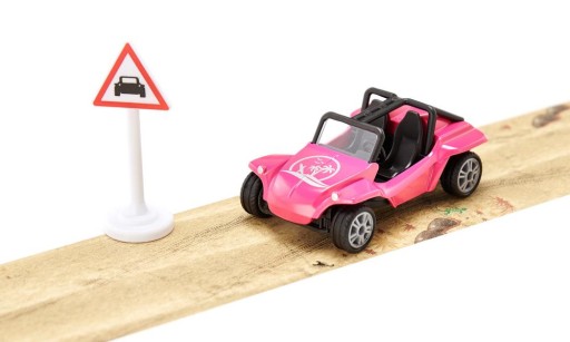 Súprava Siku Buggy s cestom, 3 kusy.