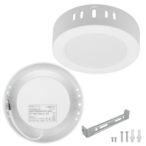 Svietidlo Prisadené LED osvetlenie okrúhle 12 cm 6W 4000K + napájací zdroj
