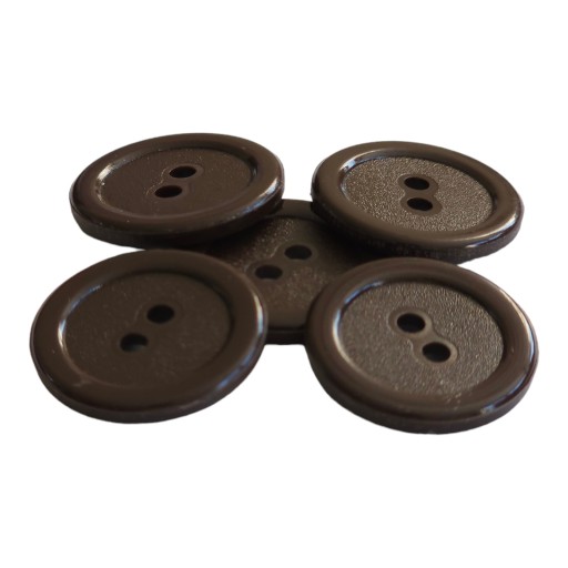 GOMBÍKY okrúhle PLASTOVÉ 20mm 5ks HNED