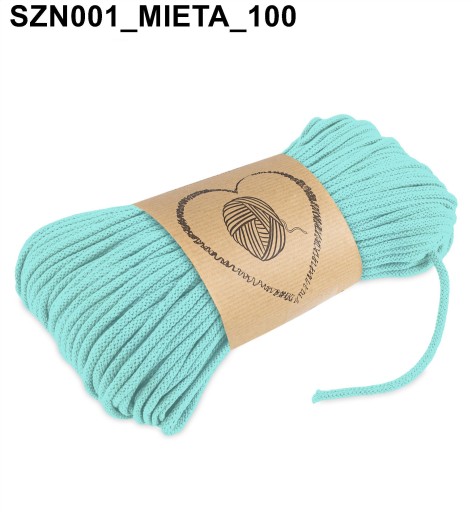 Bavlnená šnúra pre Macrame Bavlna 100m 5mm