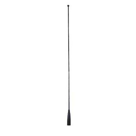 Anténna tyč 5mm 6mm 78cm dlhá kovová čierna