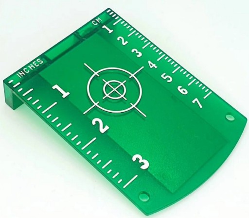 LASEROVÝ CIEĽOVÝ ŠTÍT ZELENÁ MAGNETICKÁ PLATŇA