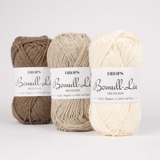 BOMULL-LIN Drops - bavlna + ľanová priadza - 50g, 11