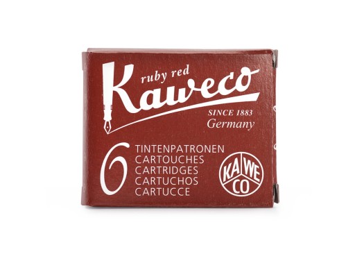 Kazety Kaweco Ruby Red 6 ks.