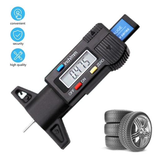 DIGITÁLNY METER HĹBKY A VÝŠKY BEZÉNU PNEUMATÍK