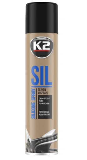 K2 Sil silikónový sprej na tesnenia a gumu 300ml