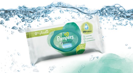 PAMPERS HARMONIE AQUA VLHČENÉ Utierky 1x48
