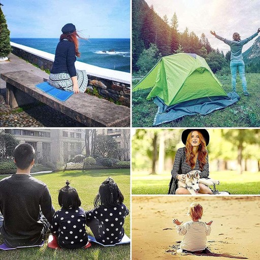 IZOLAČNÁ TEPELNÁ PODLOŽKA, SKLADACIA NA SEDADLO, TURISTICKÁ NA KEMPING, PIKNIK