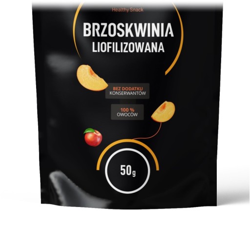 Mrazom sušená broskyňa 100% plátky 50g HiFOOD