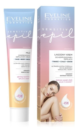 Depilačný krém Eveline Cosmetics Sensitive Epil