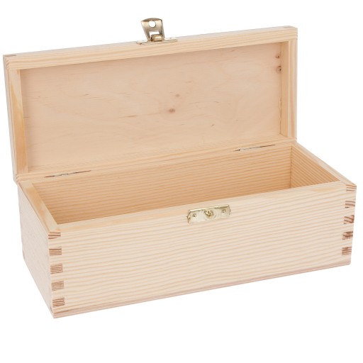 Drevená BOX nádoba 22x9cm decoupage HRAD
