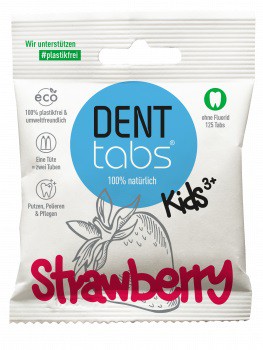 ZUBNÉ TABLETY PRE DETI, BEZ FLUORIDOV, DENTTABS