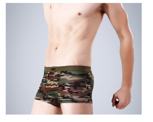 SEXY HNEDÉ CAMO BOXERKY 3XL