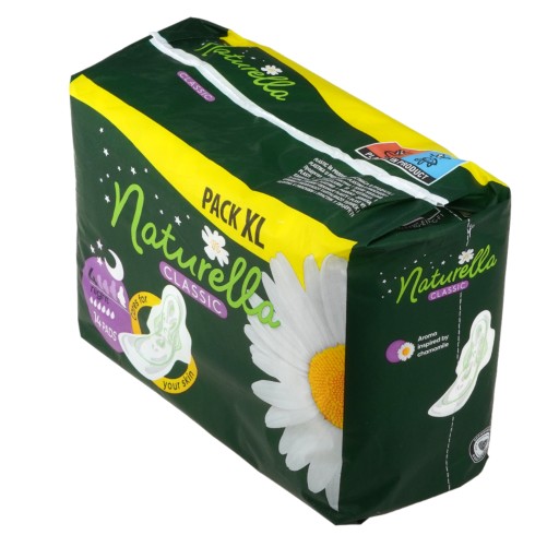 NATURELLA NIGHT CLASSIC hygienické vložky 14 KS S KRÍDLAMI PRE NOC ABSORBENT XL