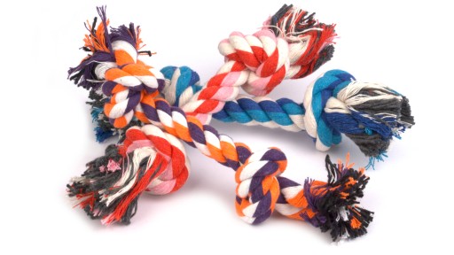 Hračka pre psa SZARPAK ROPE pletená kosť M 20cm