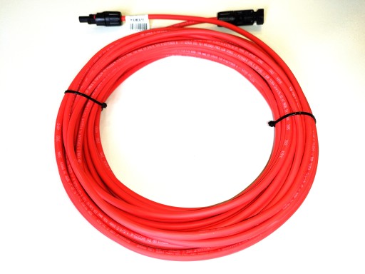 Solárny predlžovací kábel 1m/6mm2 červený (H1Z2Z2-K)