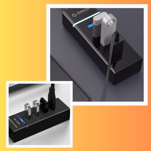 SPLITTER PORT SPLITTER HUB 4x USB 3.0