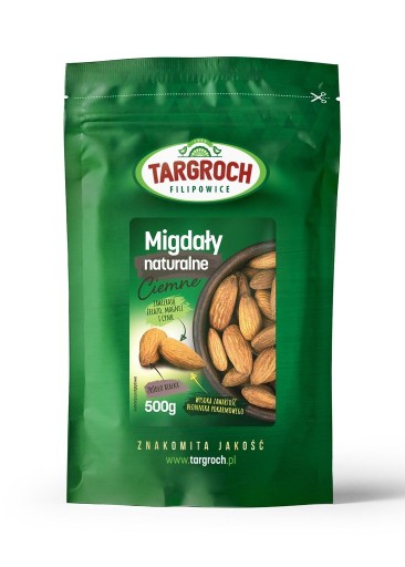 Prírodné mandle 500g omega 9 kyseliny, horčík