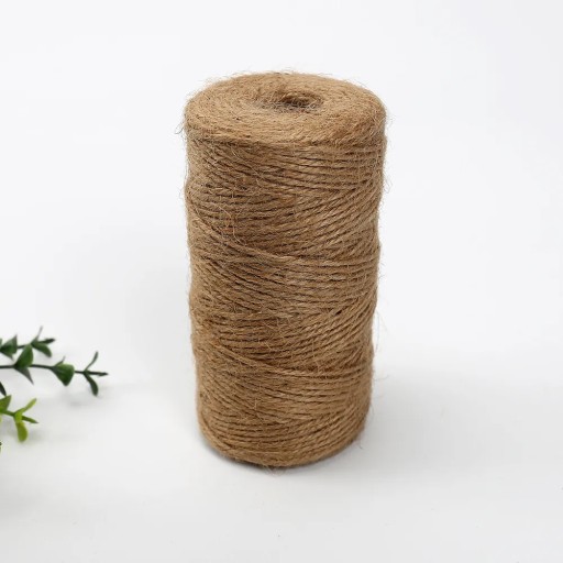 JUTOVÁ KONOPNÁ LINKA, DEKORATÍVNA LINKA NA BALENIE DARČEK DIY, 15 m