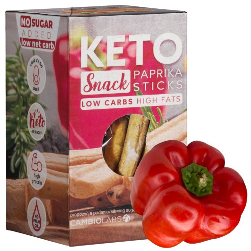 Keto produkty Keto Diet Pepper Sticks 75g