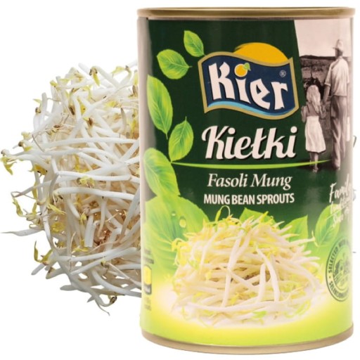 Čínske klíčky mungo fazuľové klíčky v marináde v plechovke 425g KIER