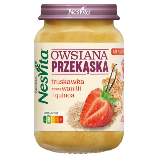 Nesvita Ovsená pochúťka jahoda-vanilka 190g