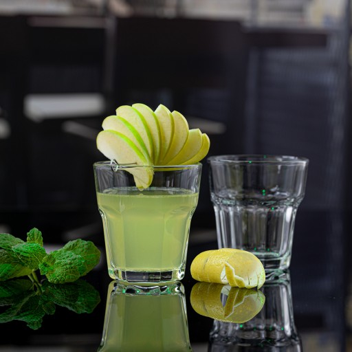 SADA POHÁROV NA VODNÉ NÁPOJE 4x280 ml Transparentné hrubé sklo ALVA