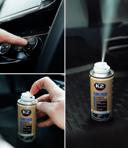 K2 Klima Fresh Lemon osviežovač klimatizácie 150ml