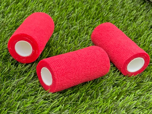 BANDÁŽ SAMOLEPIACA ELASTICKÁ ČERVENÁ 10cm