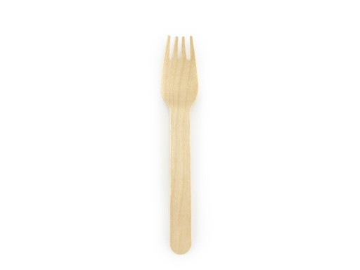 Drevené VIDLIČKY 100 ks ECO grilovací príbor 15cm