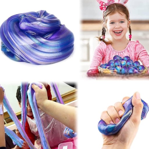 SLIME KRYŠTÁLOVÁ GUĽA SENZORY HMOTA GALAXY PLAST 4 ks.