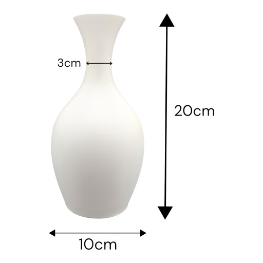 Váza na kvety Flacon Tall Modern Unbreakable 20 cm
