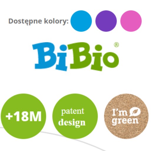 VEDRO NA PIESOK PoBi 18m+ Ružové Bibio BIO
