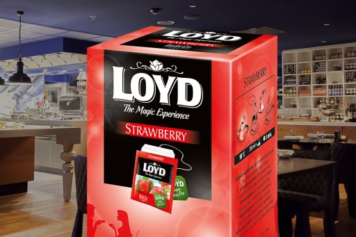 Ovocný čaj v obálkach Horeca Jahoda pre gastronómiu 20T LOYD
