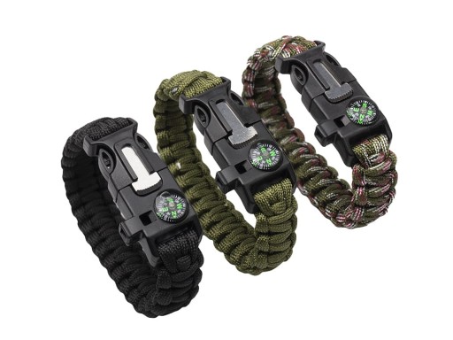 NÁRAMOK PREŽITIA 5 V 1 PARACORD FLINT