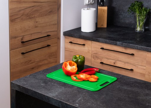 Krájacia doska Plastová veľká kuchynská podložka Pevná hrubá HACCP zelenina