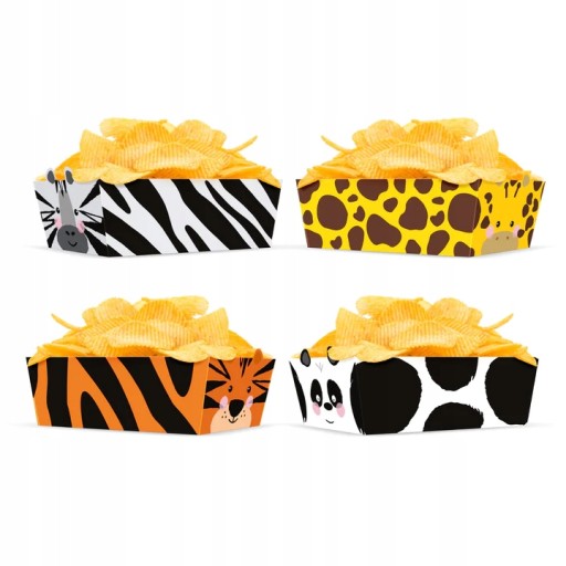 Box na chipsy, pukance, sladkosti, zvieratká
