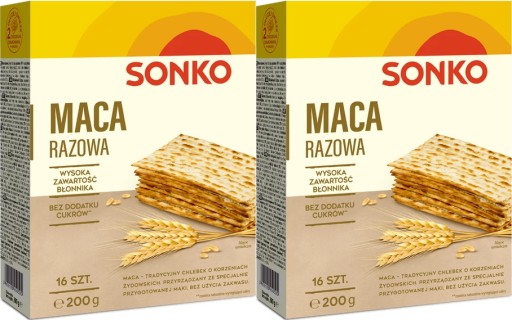 Sonko Maca chrumkavý chlieb 200g x2
