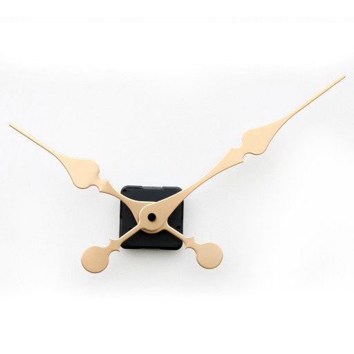 Mechanika SILENT quartz, ručičky MEDENÉ, 21 cm
