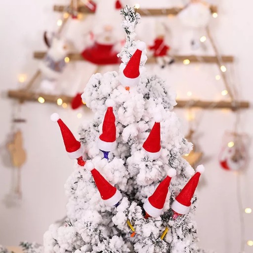 MINI SANTA ČIAPKA, DEKORÁCIA FĽAŠIE, PRÍBORY