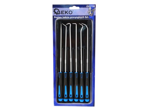 SADA PRESNÝCH HÁKOV 6 ks. Geko G02706
