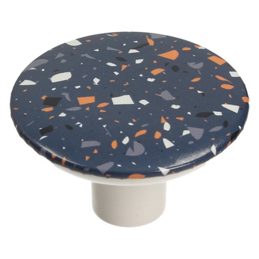 Nábytková kľučka GAMET GX01 V84 TERAZZO NAVY BLUE