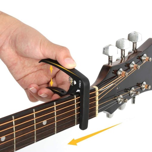 CAPO CAPO NA AKUSTICKÚ KLASICKÚ GITARITU, STRUNOVÝ NÁKRYT