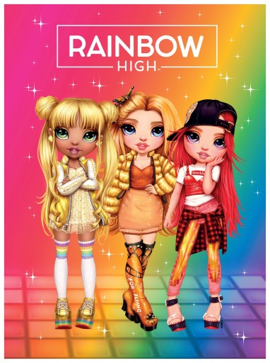 Zápisník A5 16k mriežka Rainbow High Astra Mix