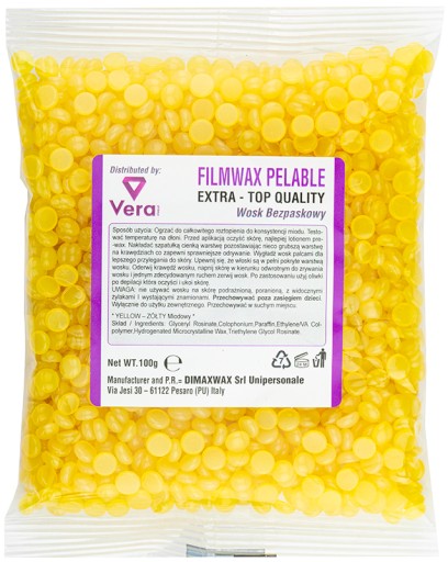Dimax Tvrdý voskový granulát žltý 100g