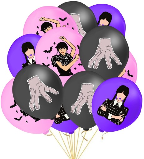 STREDA ADDAMS HEL BALLOON SET 6 ks