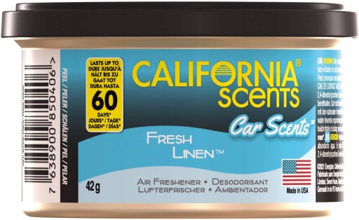 CALIFORNIA CAR Scents Dóza svieža ľanová vôňa 42g