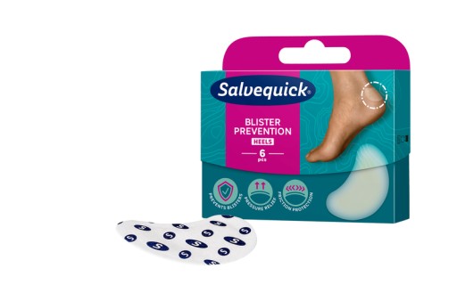 SALVEQUICK BLISTER PREVENČNÉ NÁPLATY PREDCHÁDZA BLIKEROM CHRÁNI PÁTY 6 ks
