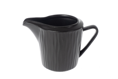 Porcelánová kanvička na mlieko 280 ml, matná čierna