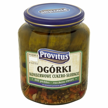PROVITUS UHORKY CUKOR SLADKÉ 640G ..